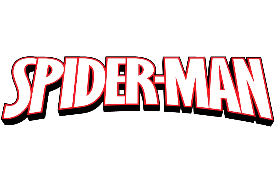 Spiderman from Marvel logo
