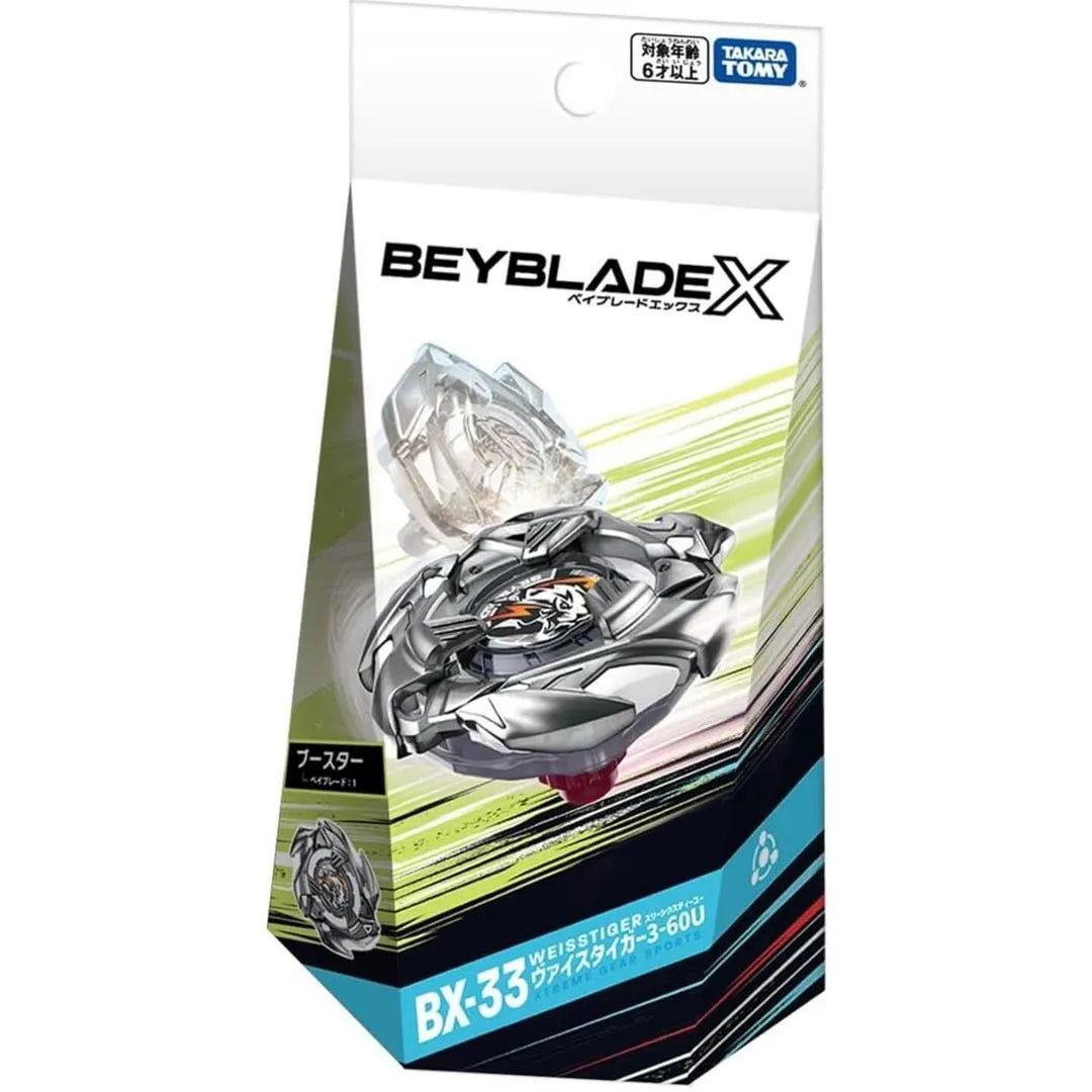 Beyblade X BX-33 Booster Weiss Tiger Packaging