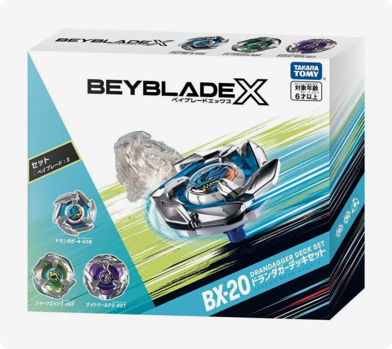 Beyblade X ドランダガージャイアンツver クロコクランチシノビナイフ Beyblade X ドランダガージャイアンツver クロコクランチシノビナイフ