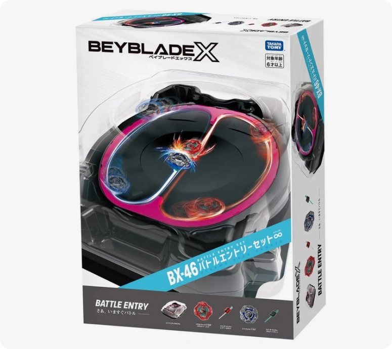 Takara Tomy Beyblade X BX-46 Infinity Stadium Battle Entry Set Takara Tomy Beyblade X BX-46 Infinity Stadium Battle Entry Set