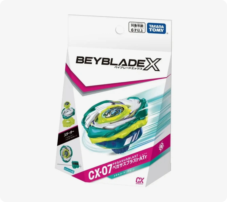 Takara Tomy Beyblade X CX-07 Starter PegasusBlast ATr – Mall Of Toys Takara Tomy Beyblade X CX-07 Starter PegasusBlast ATr – Mall Of Toys