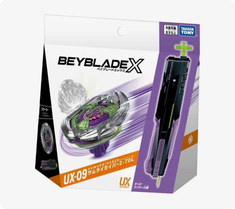Beyblade X UX-09 Samurai Saber 2-70L – Mall Of Toys Beyblade X UX-09 Samurai Saber 2-70L – Mall Of Toys