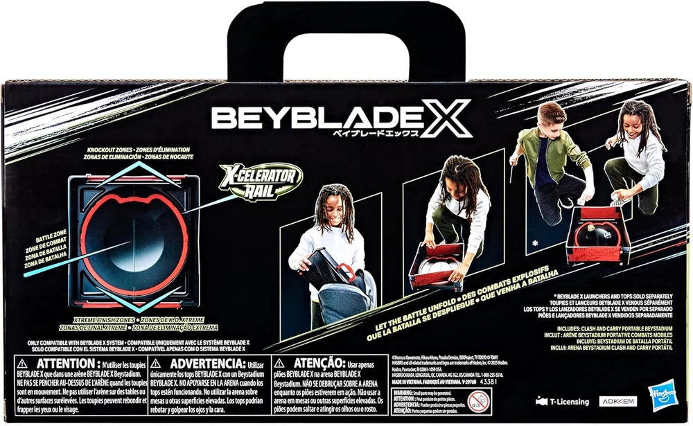 hasbro BeybladeX Clash_Carry Beystadium pack details