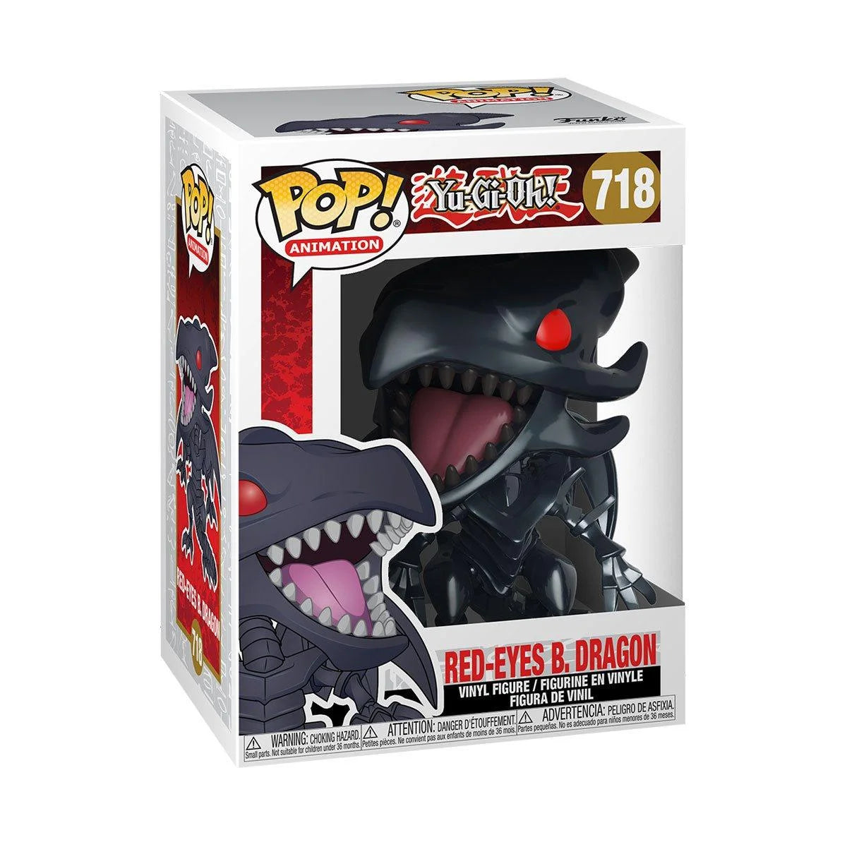 box of yugioh black dragon with red eyed