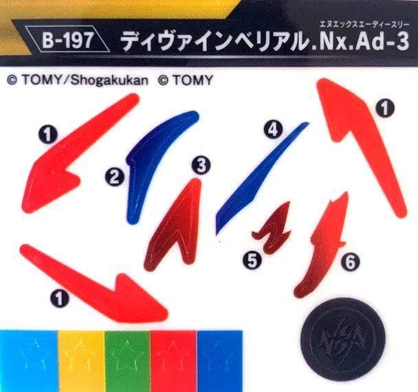 TAKARA TOMY Beyblade Burst Savior Valkyrie / Valtryek Sticker Set B-18 –  Mall Of Toys