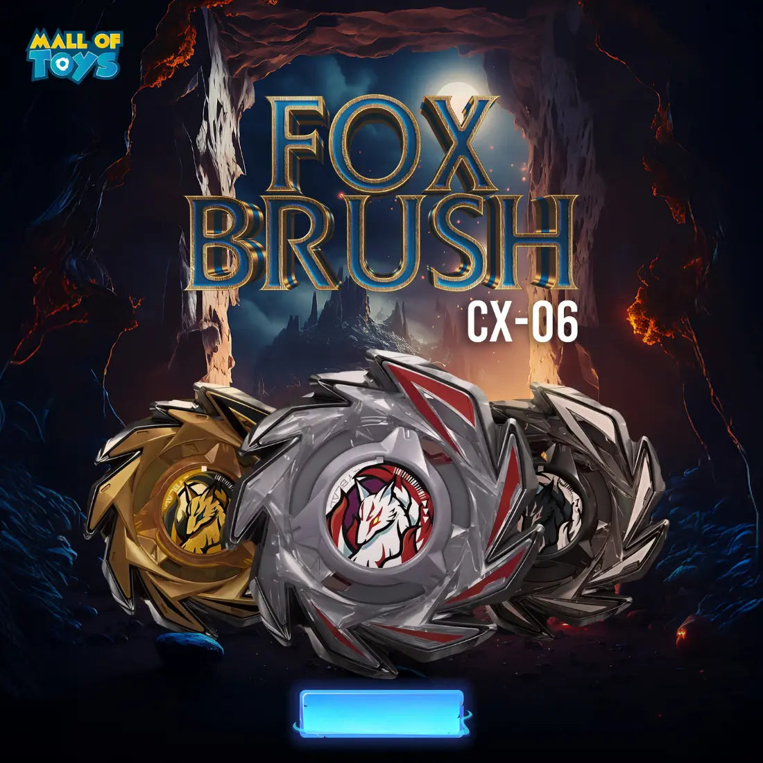 Beyblade X CX-06 Foxbrush review by malloftoys