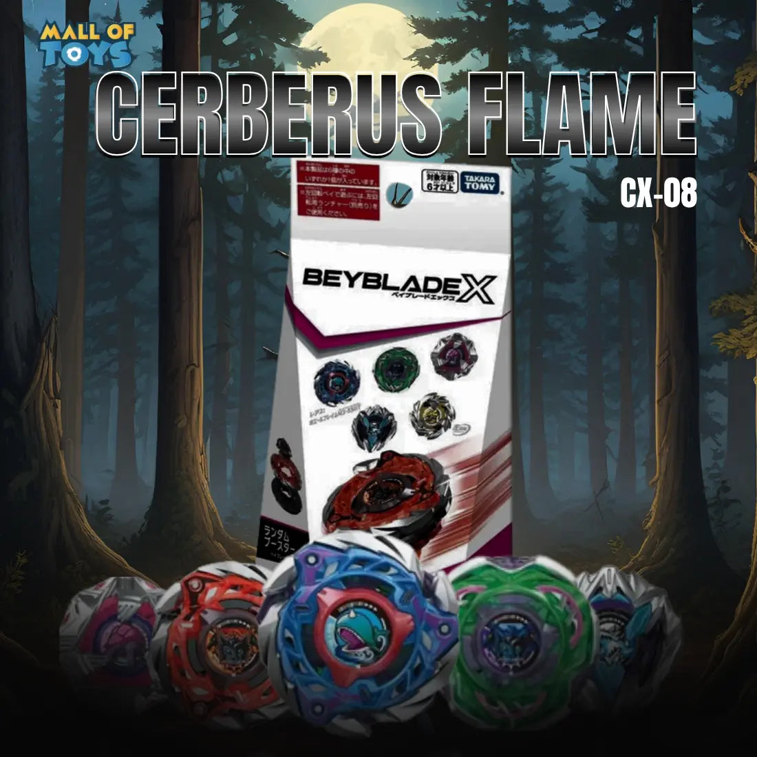 Inside Beyblade X CX-08 CerberusFlame Vol. 7: A Closer Look at Power and Mystery,