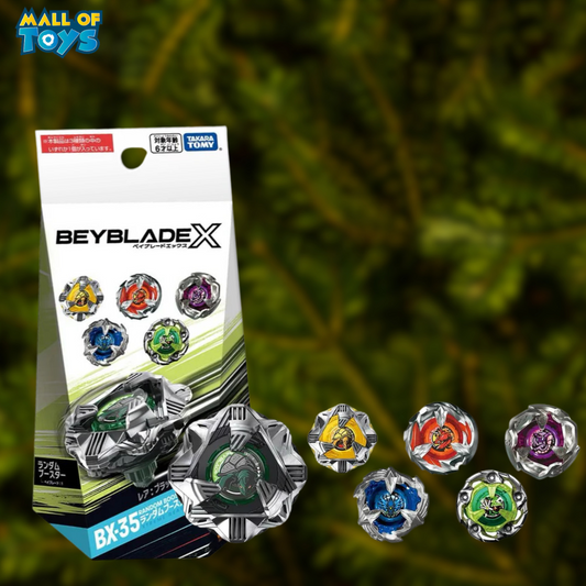 Conquer the Arena with the Beyblade X BX-35 Random Booster Vol.4 BlackShell 4-60D