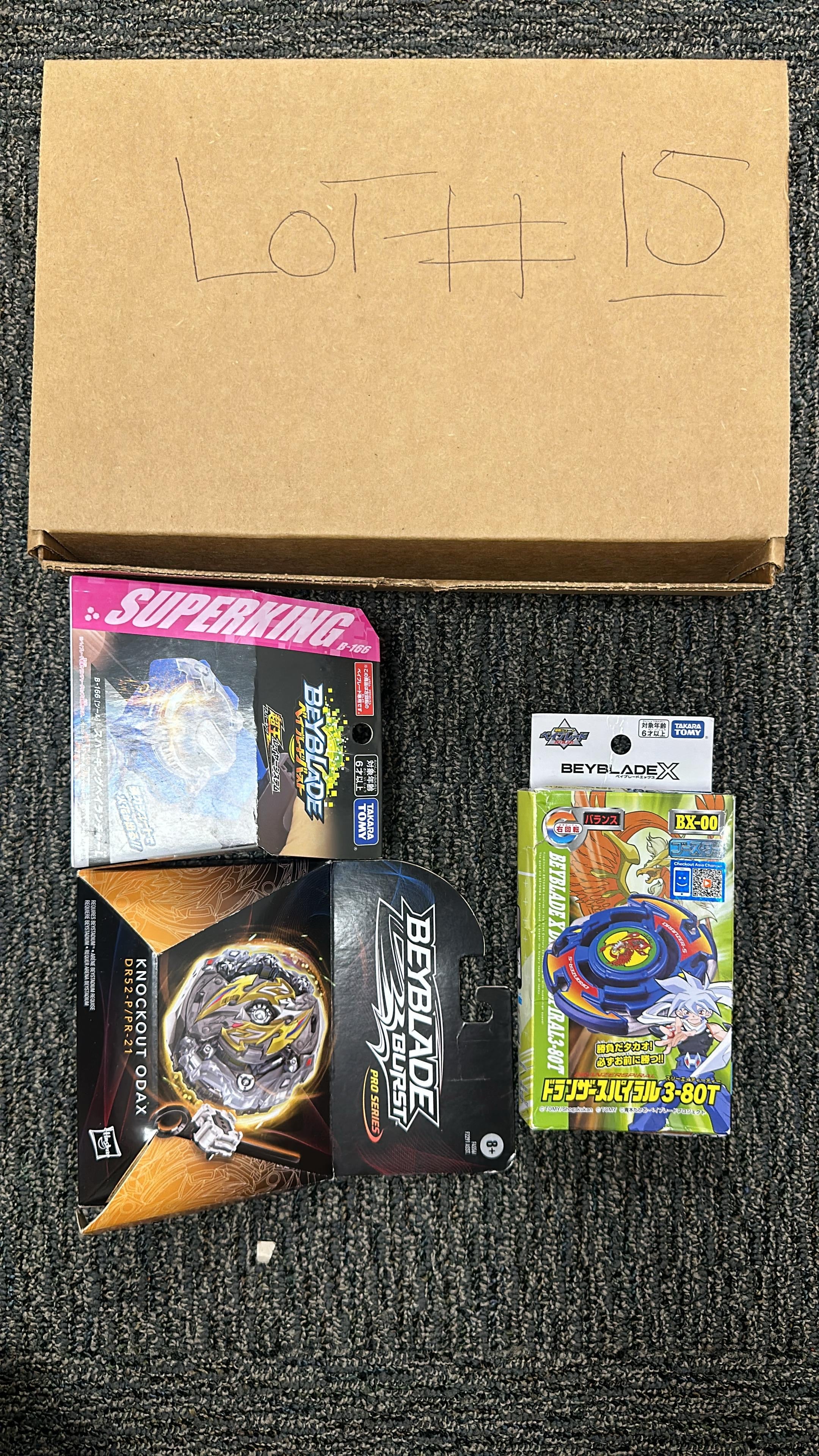 Open Lot # 15 Pack of three