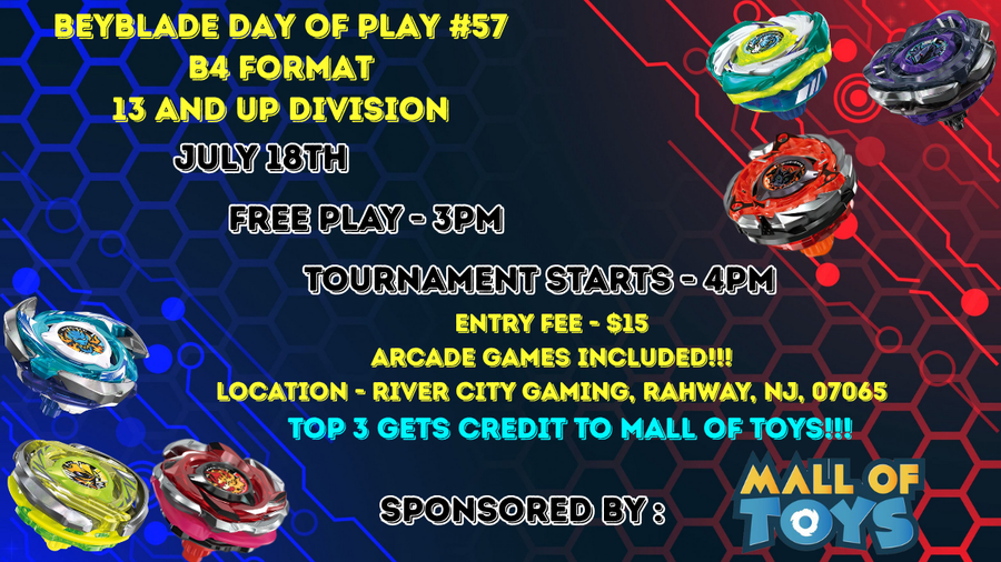 Beyblade Day of Play #57 (B4 Format)