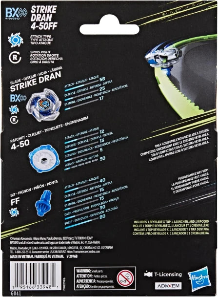 [Pre-Order] HASBRO Dran Strike 4-50FF Beyblade X Starter