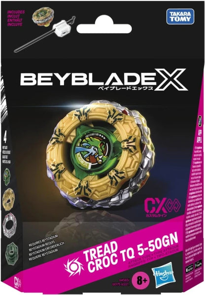[Pre-Order] HASBRO Beyblade X Starter Tread Croco TQ5-50GN