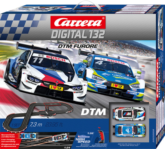 Carrera 30008 DTM Furore Set, Digital 132 w/Lights and Wireless Controllers