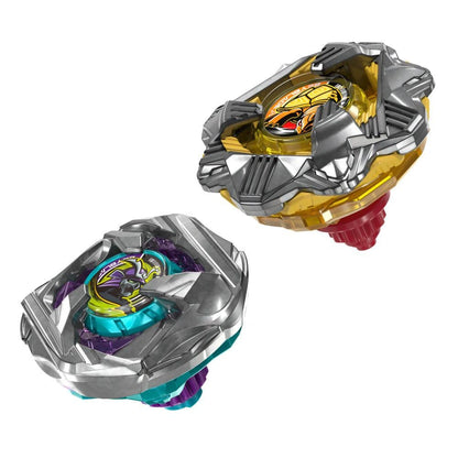 Hasbro Beyblade X Calibur Samurai 6-70M BX & Obsidian Shell 3-85S BX Dual Pack Set