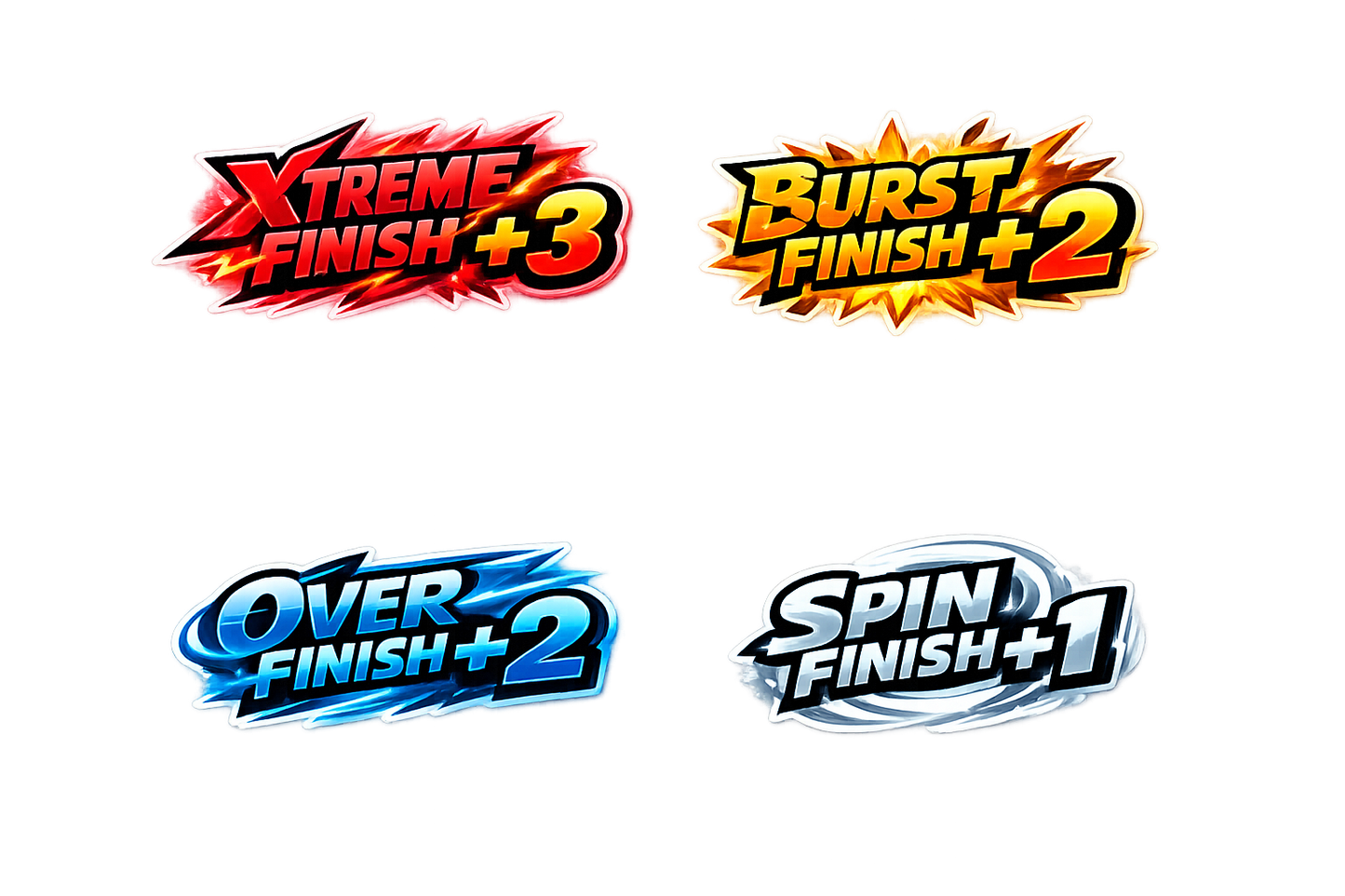 Stadium Stickers - Beyblade X Point System