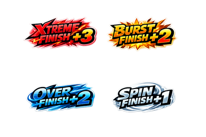 Stadium Stickers - Beyblade X Point System