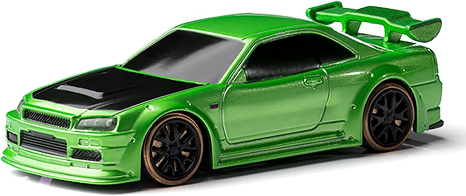 Turbo Racing 1:76 Mini Drift RC Car (Green)