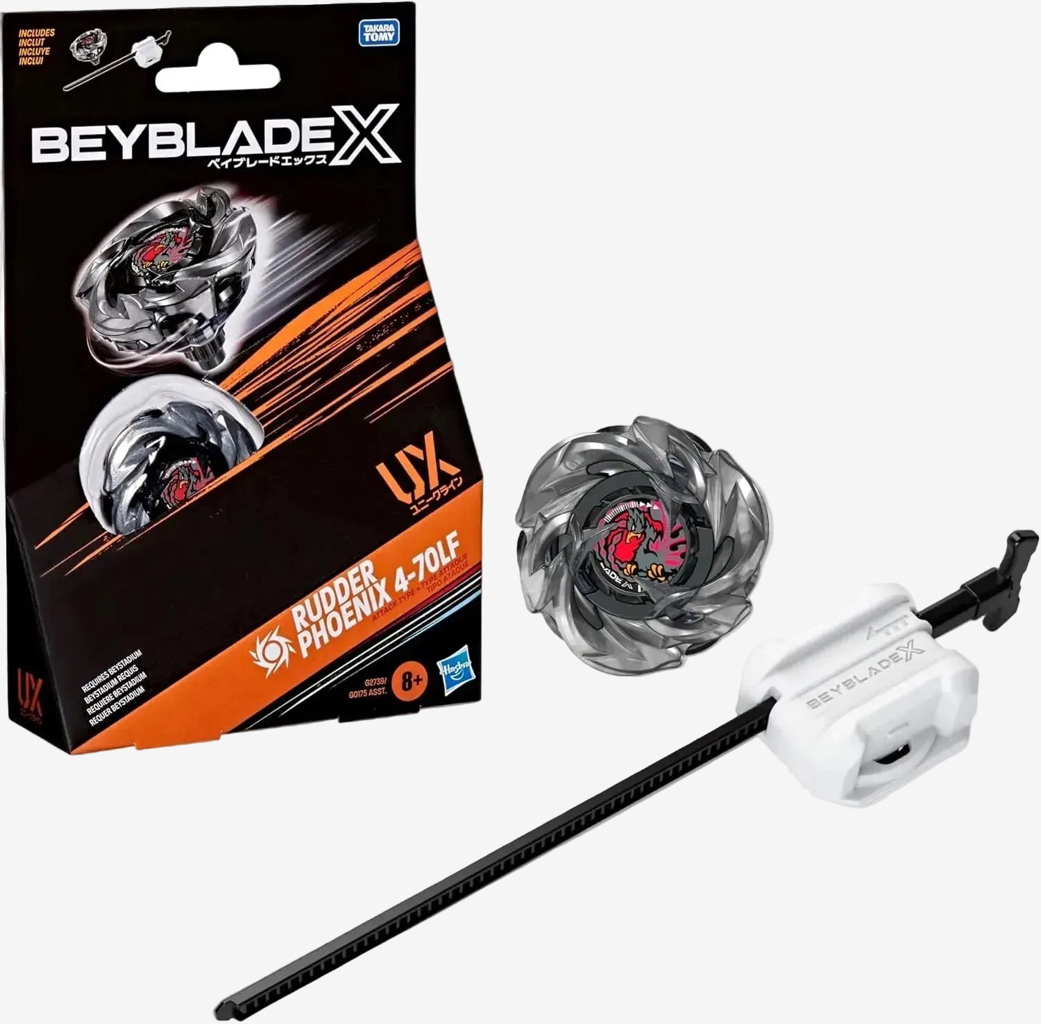 Hasbro Beyblade X UX Rudder Phoenix 4-70LF