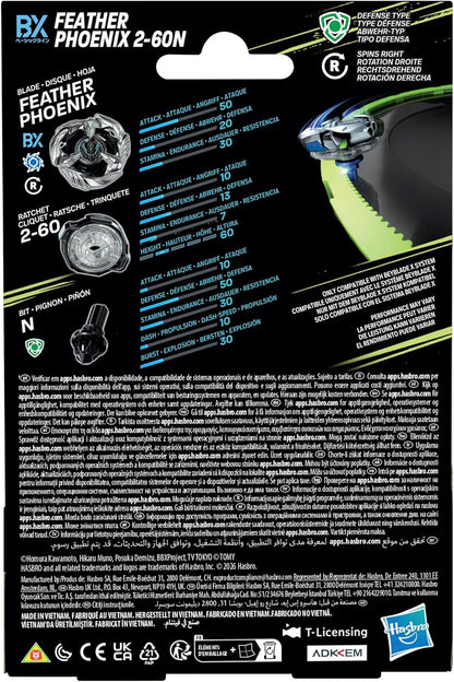 Hasbro Beyblade X Feather Phoenix 2-60N