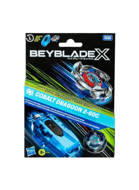 HASBRO Cobalt Dragoon 2-60C Beyblade X Starter BX-34