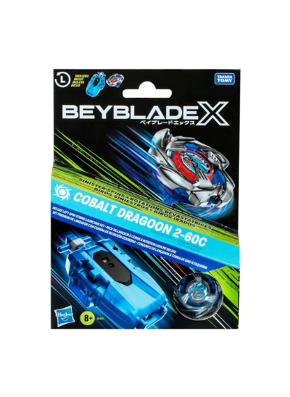 HASBRO Cobalt Dragoon 2-60C Beyblade X Starter BX-34