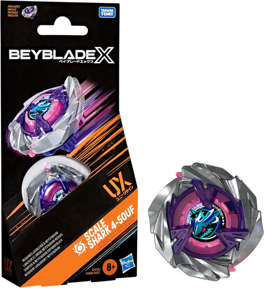Hasbro Beyblade X Scale Shark 4-50UF + Shelter Drake 5-70O (Bundle)