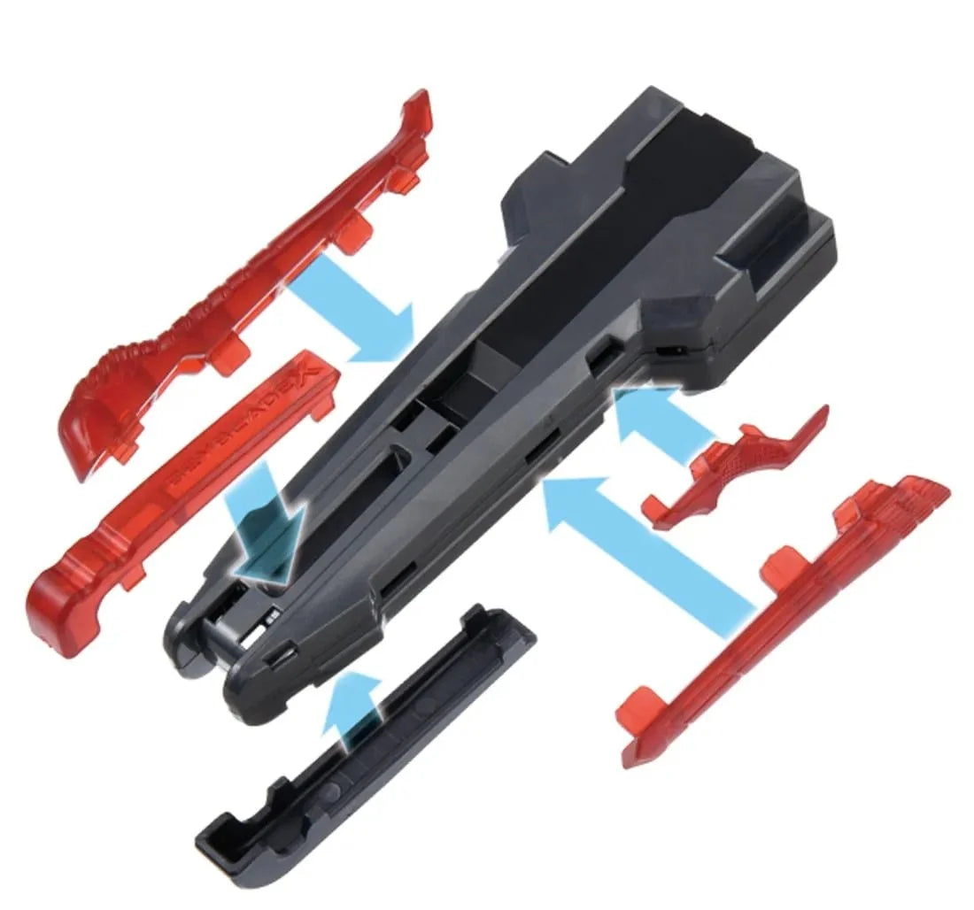 BAYBLADE X BX-41 BX-42 合計8個セット Takara Tomy Beyblade X BX Grip and Gear Bundle (BX-40,BX-41