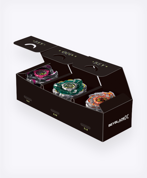 Beyblade X BX-57 3on3 Deck Case Black Ver