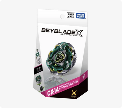 Beyblade X CX-14 Knightfortress GV-70UN packaging
