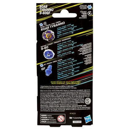 HASBRO Beyblade X  Roar Tyranno  Bayblade X Information and description 