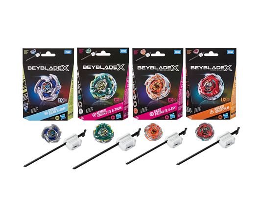 Hasbro Beyblade X 4-Bey Starter Bundle