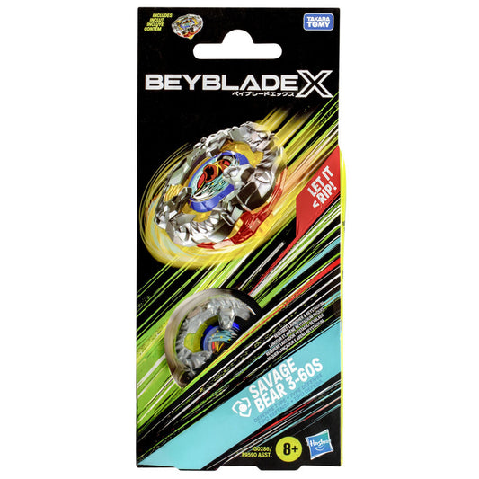 Hasbro Savage Bear 3-60S beyblade X Packaging 