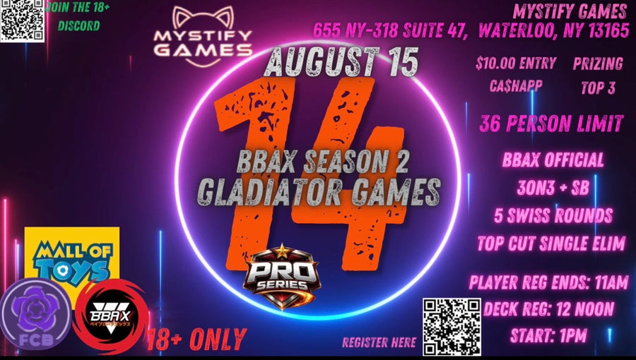 <!--td {border: 1px solid #cccccc;}br {mso-data-placement:same-cell;}-->Gladiator Games 15
