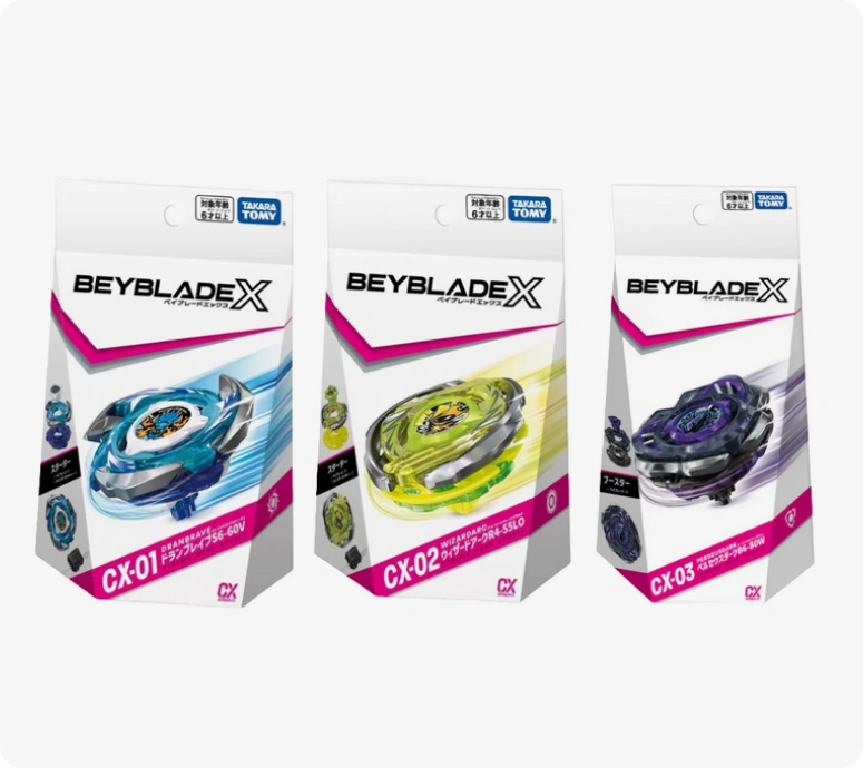 Takara Tomy Beyblade CX Bundle (CX-01, CX-02, CX-03)
