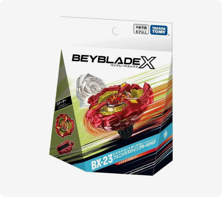 Takara Tomy Beyblade X BX-23 Pheonix Wing Starter Set