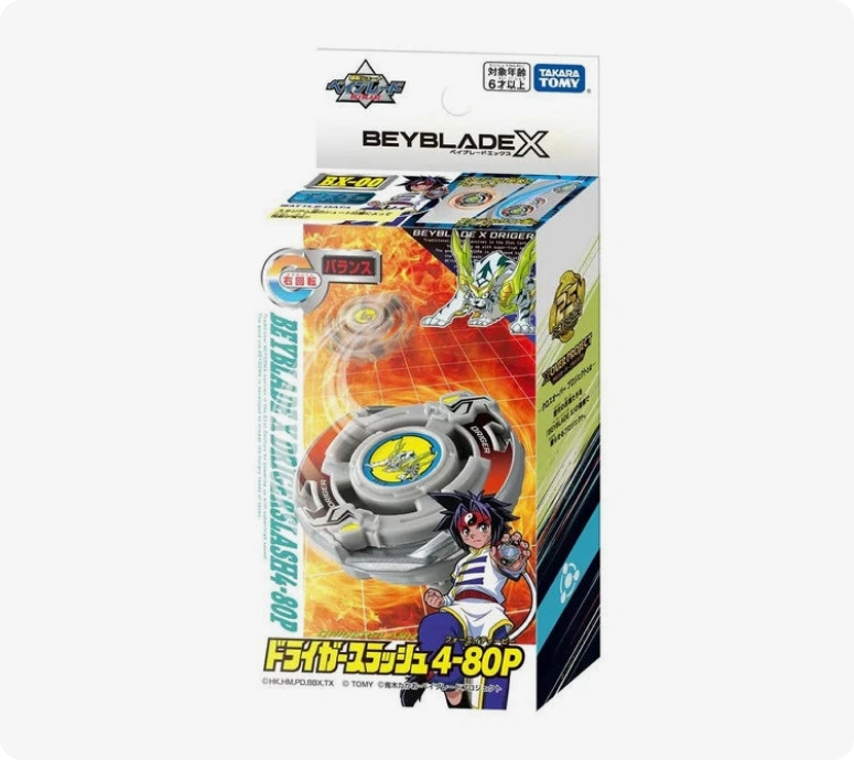 TAKARA TOMY Driger Slash 4-80P Beyblade X Booster BX-00