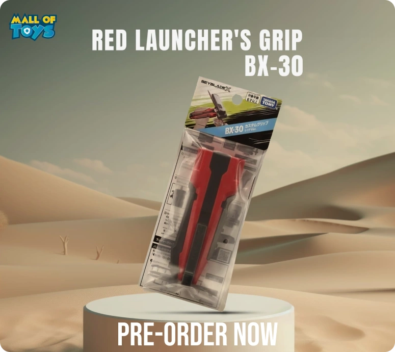 Takara Tomy Beyblade X BX-30 Red Launcher Grip