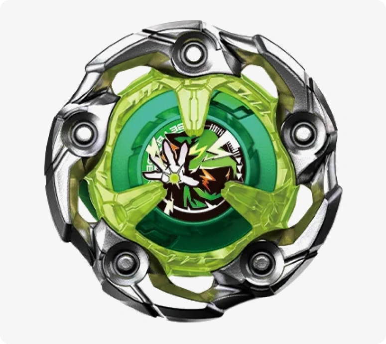 FullSet Beyblade X BX-35 Vol.4 BlackShell 4-60DOT
