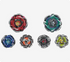 Takara Tomy Beyblade X CX-08 CerberusFlame W5-80WB Vol 7 FullSet