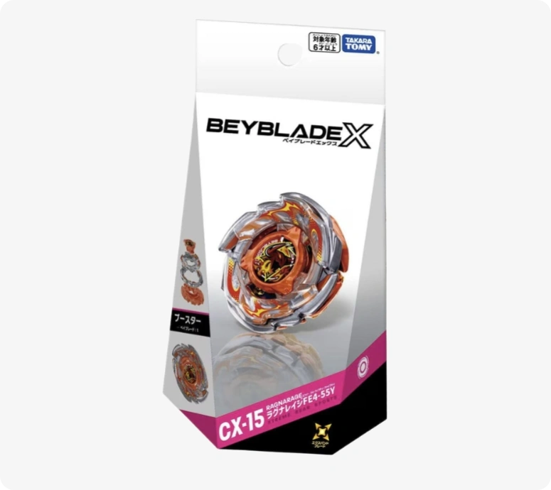 Takara Tomy Beyblade X CX-15 RAGNA RAGE FE4-55Y – Mall Of Toys