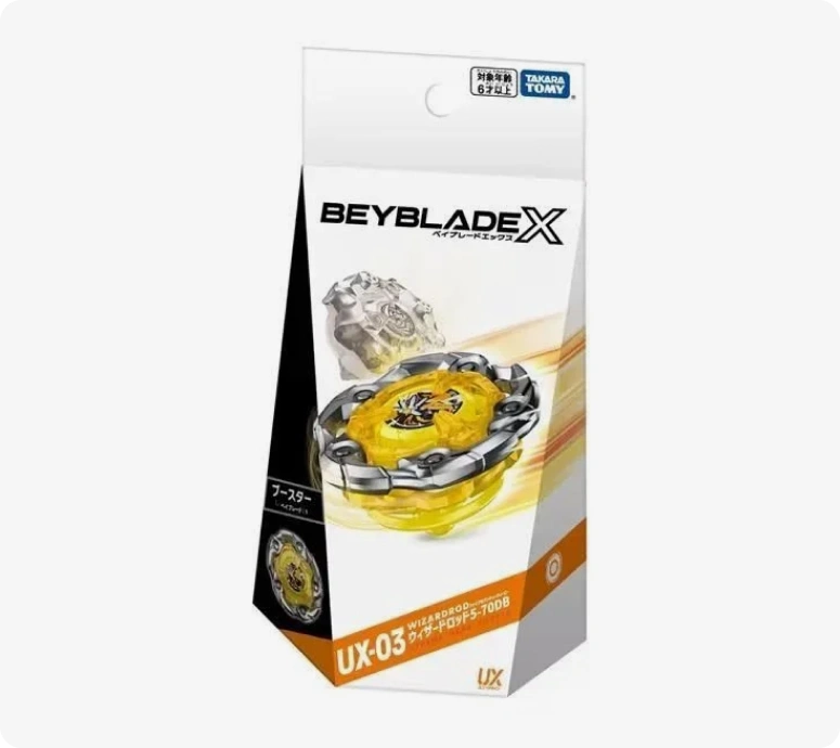 TAKARA TOMY Beyblade X WizardRod Booster UX-03