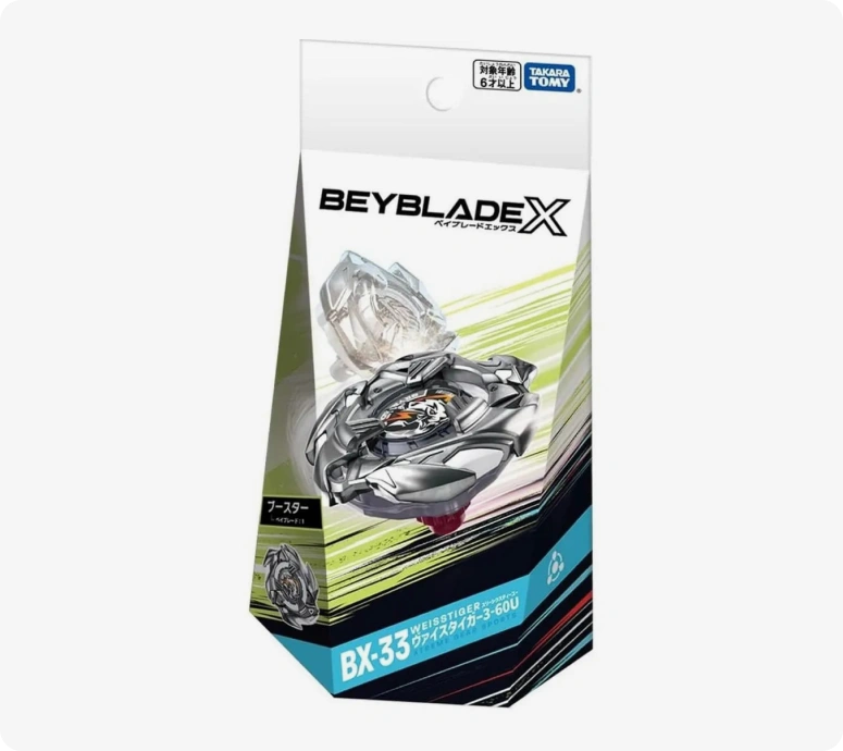 Beyblade X BX-33 Booster Weiss Tiger 3-60U
