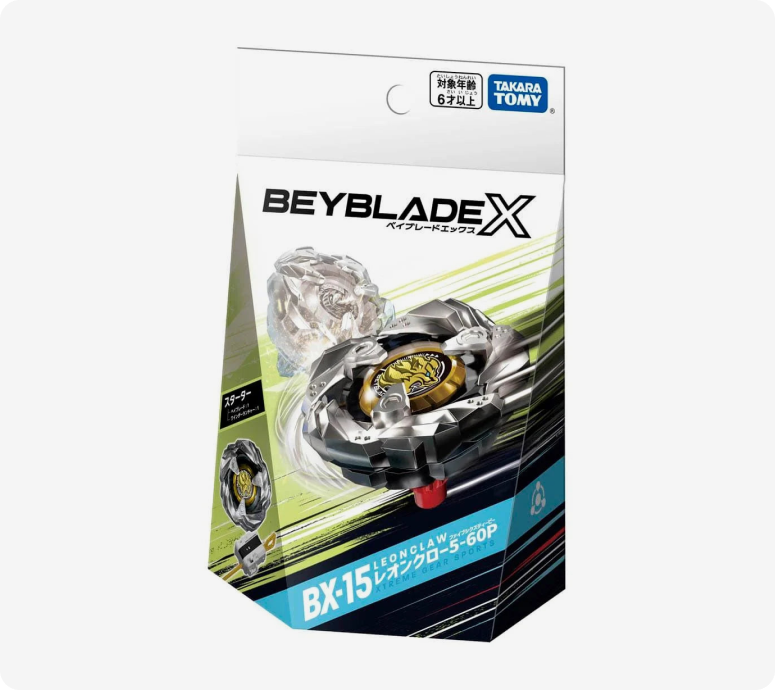 Takara Tomy Beyblade BX-15 LeonClaw Starter Set