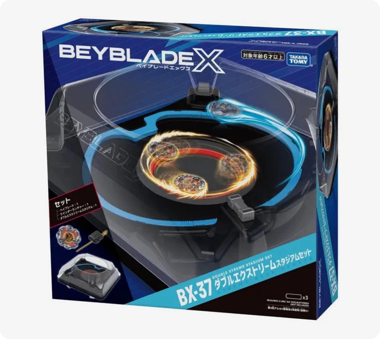 Takara Tomy Beyblade X BX-37 Double Xtreme Stadium Set