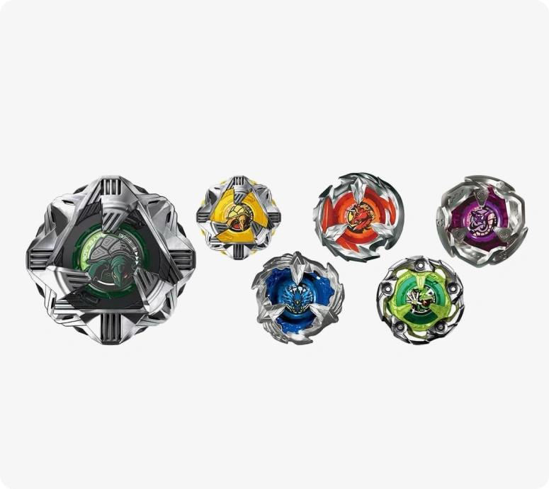 Pre-Order] Full Set Beyblade BX-35 Vol.4 BlackShell 4-60Dot – Mall