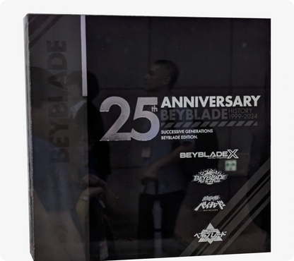 Takara Tomy Beyblade X BX-00 25th Anniversary Gift Set