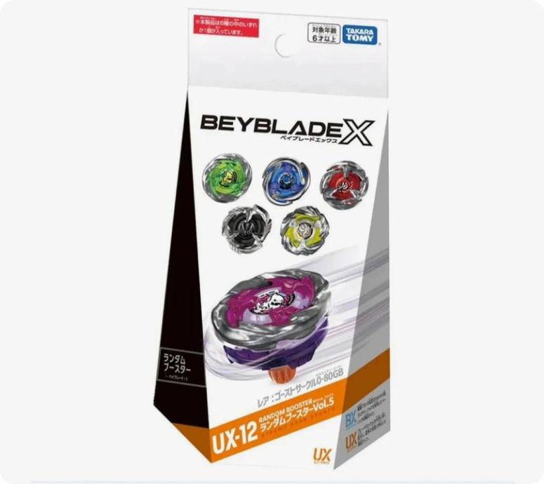 Takara Tomy Beyblade X UX-12 Random Booster Ghost Circle 0-80GB