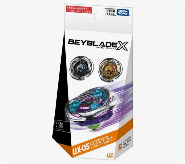 Takara Tomy Beyblade X UX-05 Random Booster Shinobi Shadow