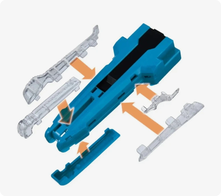 ベイブレードX CX-07 スターター BX-42 グリップ Takara Tomy Beyblade X BX-42 Rubber Custom Grip Blue Ver – Mall Of