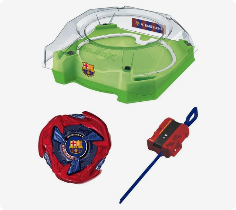 Takara Tomy Beyblade X UX-00 Bey Kick Off Set FC Barcelona Ver Takara Tomy Beyblade X UX-00 Bey Kick Off Set FC Barcelona Ver